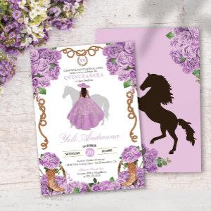 Lilac Purple Western Charro Vestidos Quinceanera