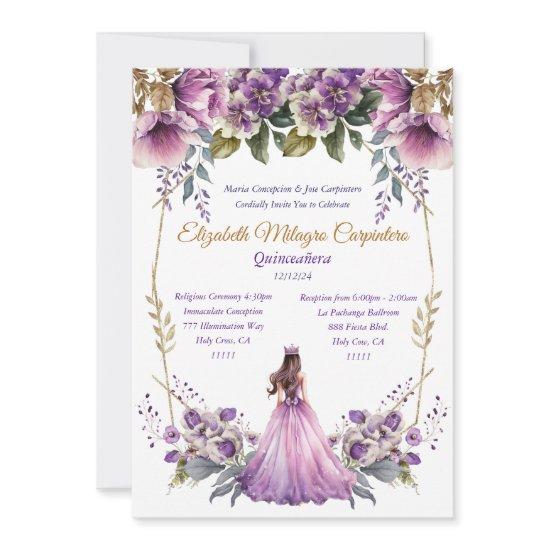 Lilac Quinceañera