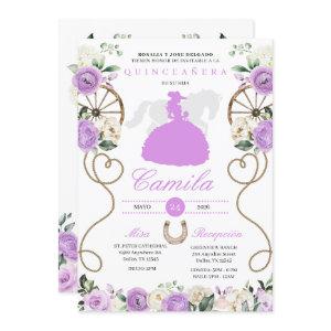 Lilac Roses Western Mariachi Charro Quinceañera