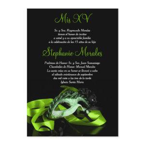 Lime Green Masquerade Quinceanera