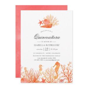 Living Coral Under the Sea Quinceañera