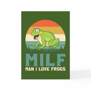 Love Frogs Greeting Card (Blank)