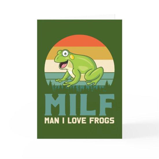 Love Frogs Greeting Card (Blank)