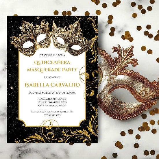 Luxurious Quinceañera Masquerade Party