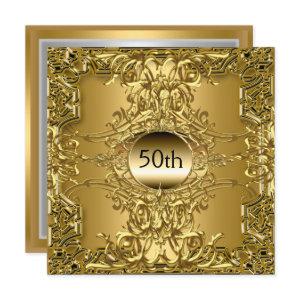 Luxury 50th Gold Birthday Party