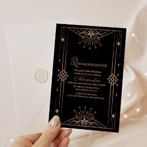 Luxury Gold Art Deco Great 1920s Quinceanera
