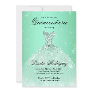 Luxury Sage Green 15th Birthday Quinceanera