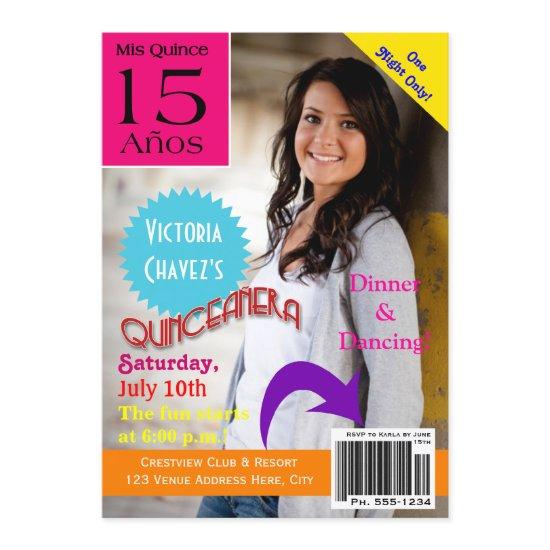 Magazine Cover Quinceanera 15th