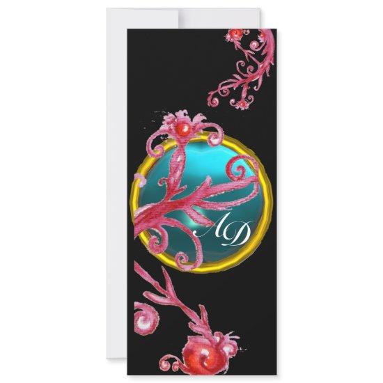 MAGIC BERRIES 4,MONOGRAM blue aquamarine