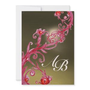 MAGIC BERRIES 4,MONOGRAM champagne pink red