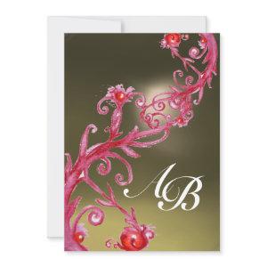 MAGIC BERRIES 4,MONOGRAM red agate