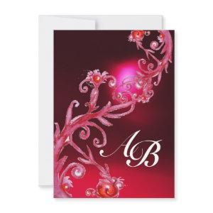 MAGIC BERRIES 4,MONOGRAM red burgundy