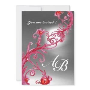 MAGIC BERRIES 4,MONOGRAM red burgundy