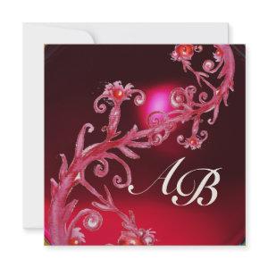 MAGIC BERRIES 4,MONOGRAM red burgundy