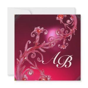 MAGIC BERRIES 4,MONOGRAM red ruby silver