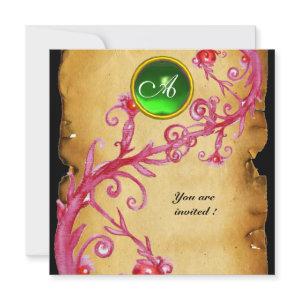 MAGIC BERRIES  MONOGRAM,  green