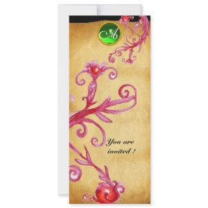 MAGIC BERRIES  MONOGRAM,  green