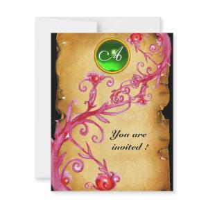 MAGIC BERRIES  MONOGRAM,  green