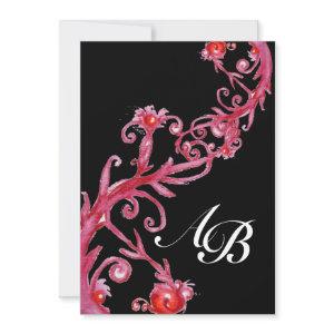 MAGIC BERRIES,MONOGRAM red black