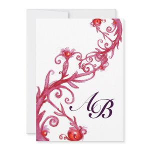 MAGIC BERRIES,MONOGRAM red blu