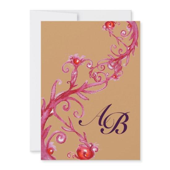 MAGIC BERRIES,MONOGRAM red blu