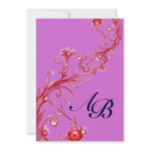 MAGIC BERRIES,MONOGRAM red purple