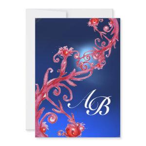 MAGIC BERRIES,MONOGRAM red sapphire