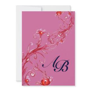 MAGIC BERRIES,MONOGRAM red violet