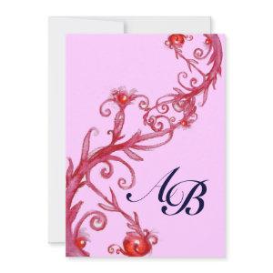 MAGIC BERRIES,MONOGRAM red violet