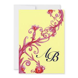 MAGIC BERRIES,MONOGRAM red yellow