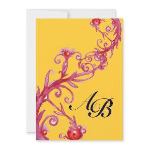 MAGIC BERRIES,MONOGRAM red yellow