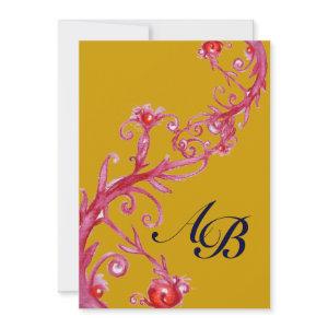 MAGIC BERRIES,MONOGRAM red yellow