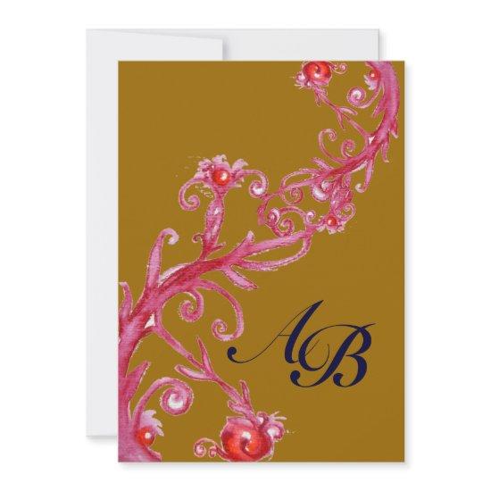 MAGIC BERRIES,MONOGRAM red yellow