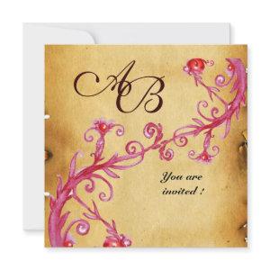 MAGIC BERRIES  MONOGRAM wax seal parchment