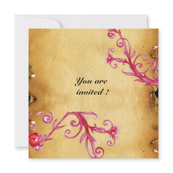 MAGIC BERRIES  MONOGRAM wax seal parchment