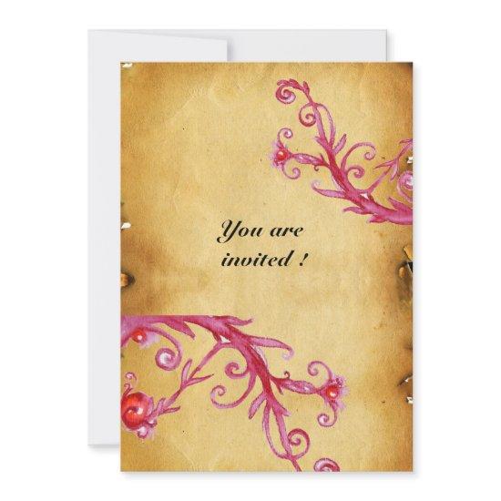 MAGIC BERRIES  MONOGRAM wax seal parchment