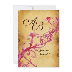 MAGIC BERRIES  MONOGRAM wax seal parchment rsvp