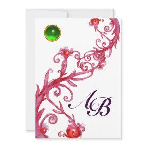 MAGIC BERRIES,MONOGRAM white green red purple