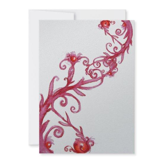 MAGIC BERRIES, red white metallic  silver