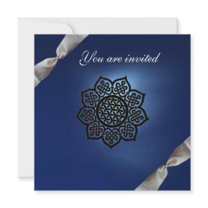 MAGIC EVENT ribbon white blue champagne