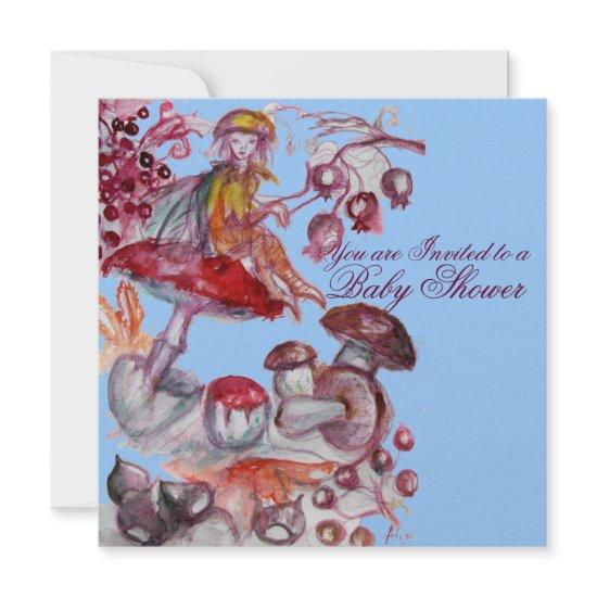 MAGIC FOLLET OF MUSHROOMS BLUE BABY BOY SHOWER