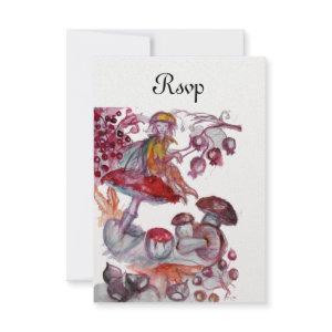 MAGIC FOLLET OF MUSHROOMS Red White Fantasy RSVP