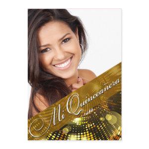 Magic Lights Photo Quinceanera - gold