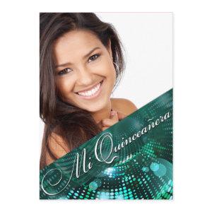 Magic Lights Photo Quinceanera - teal