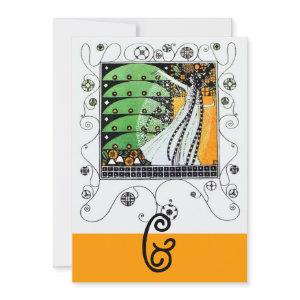 MAGIC OF THE SPRING,bright green  black yellow