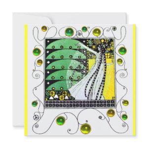 MAGIC OF THE SPRING bright green white yellow