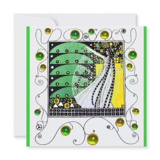 MAGIC OF THE SPRING bright green white yellow