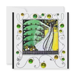 MAGIC OF THE SPRING bright green white yellow