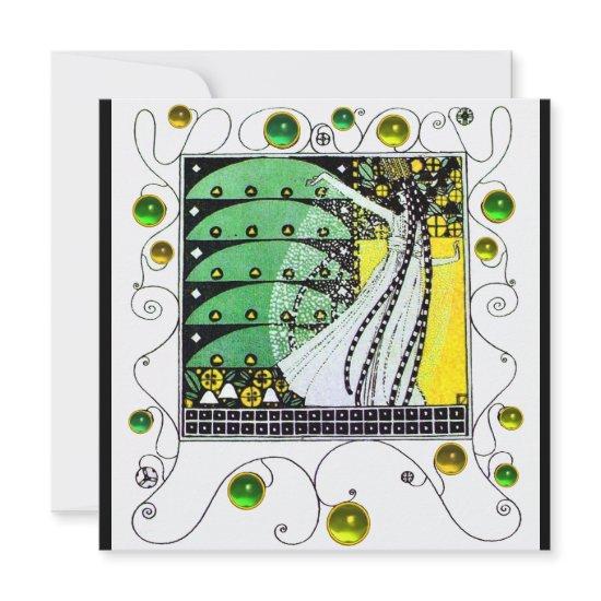 MAGIC OF THE SPRING bright green white yellow