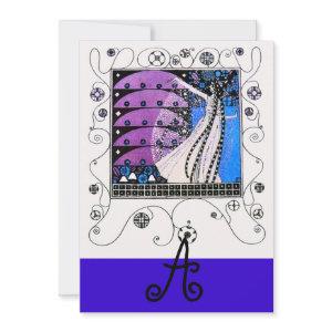 MAGIC OF THE  SPRING ,bright purple black blue